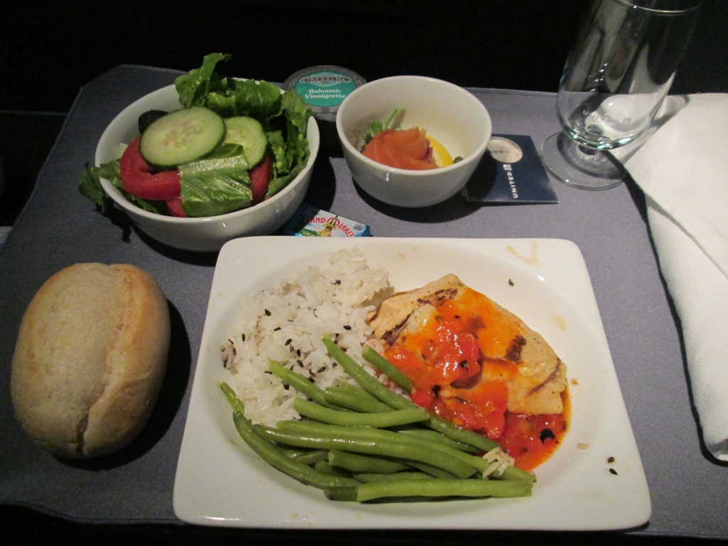 UA1646 IAH/LAX Dinner